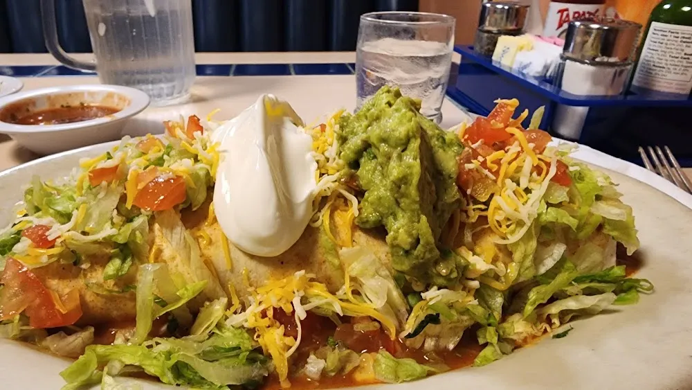 El Ranchon Burrito with Beef